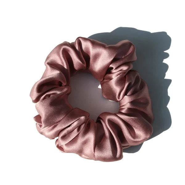 100% Pure Mulberry Silk Large Scrunchies Twirly Threads