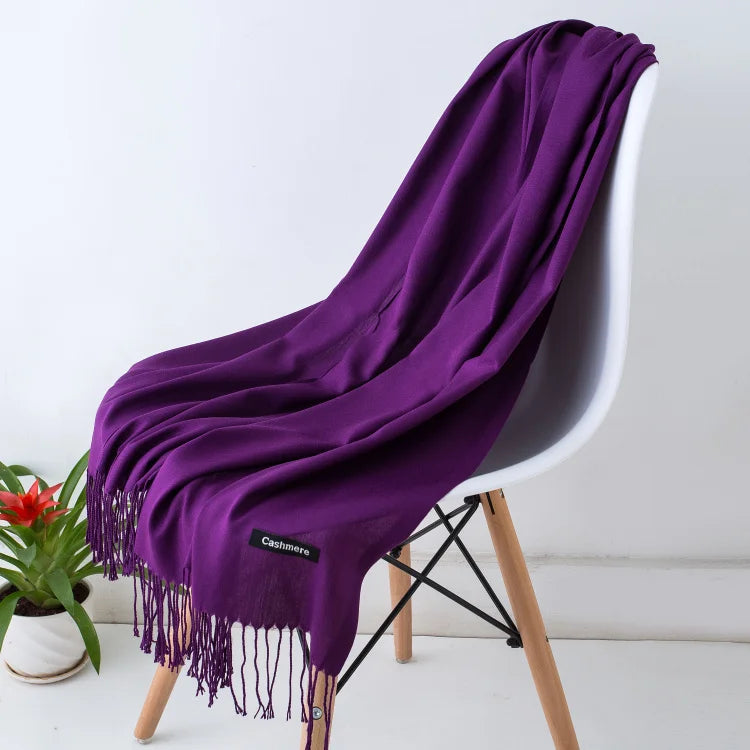 Cashmere Scarf Twirly Threads