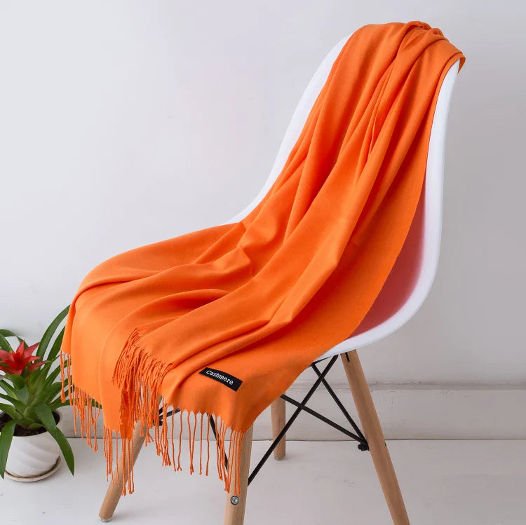 Cashmere Scarf Twirly Threads