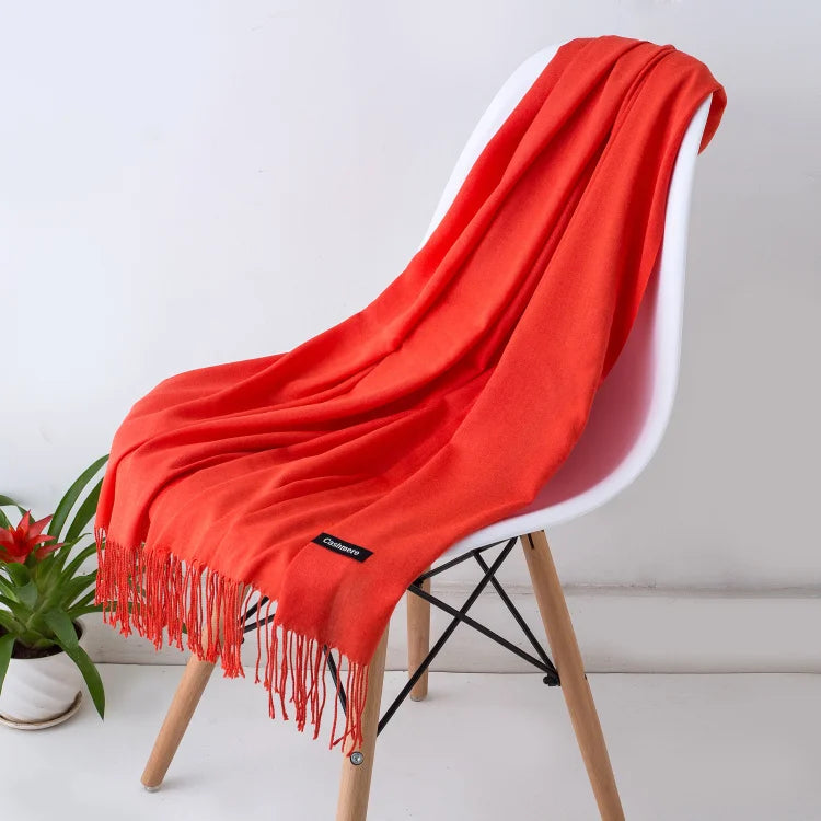 Cashmere Scarf Twirly Threads