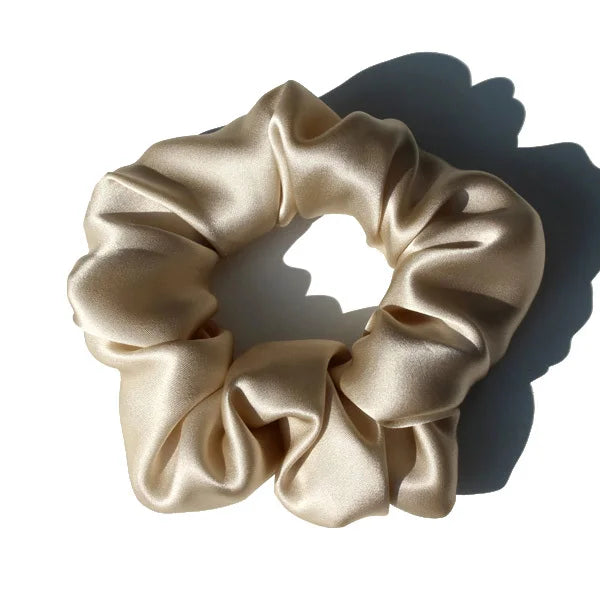 100% Pure Mulberry Silk Large Scrunchies Twirly Threads