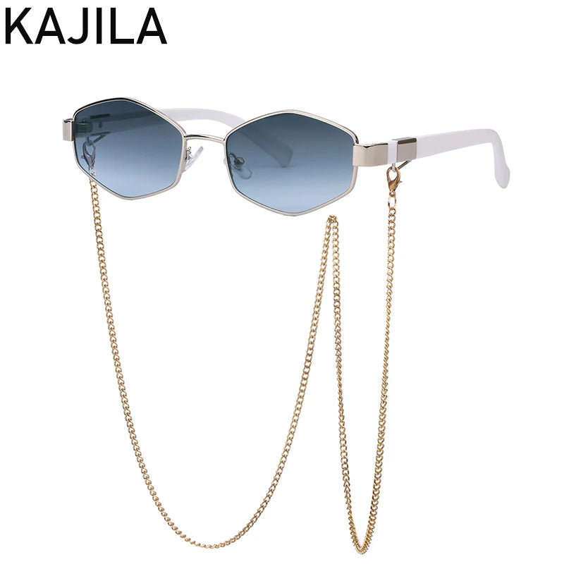 Sexy Small Frame Hexagon Sunglasses Twirly Threads