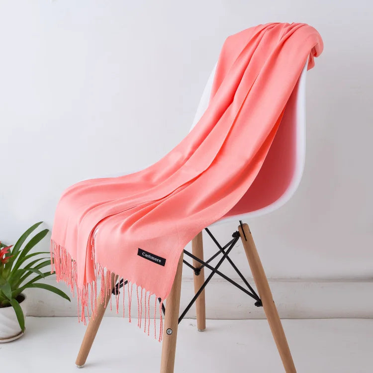 Cashmere Scarf Twirly Threads