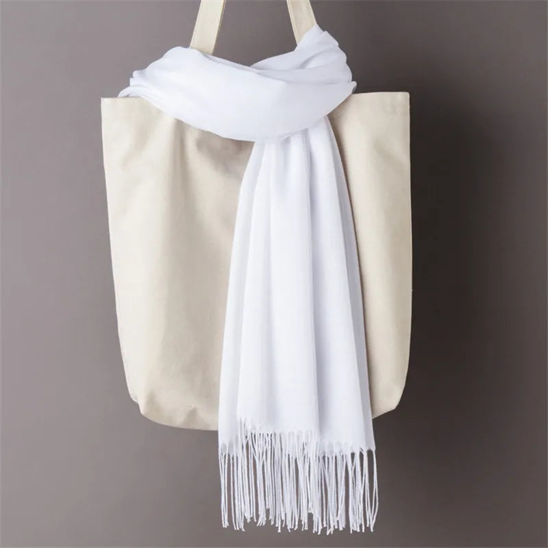 Cashmere Scarf Twirly Threads