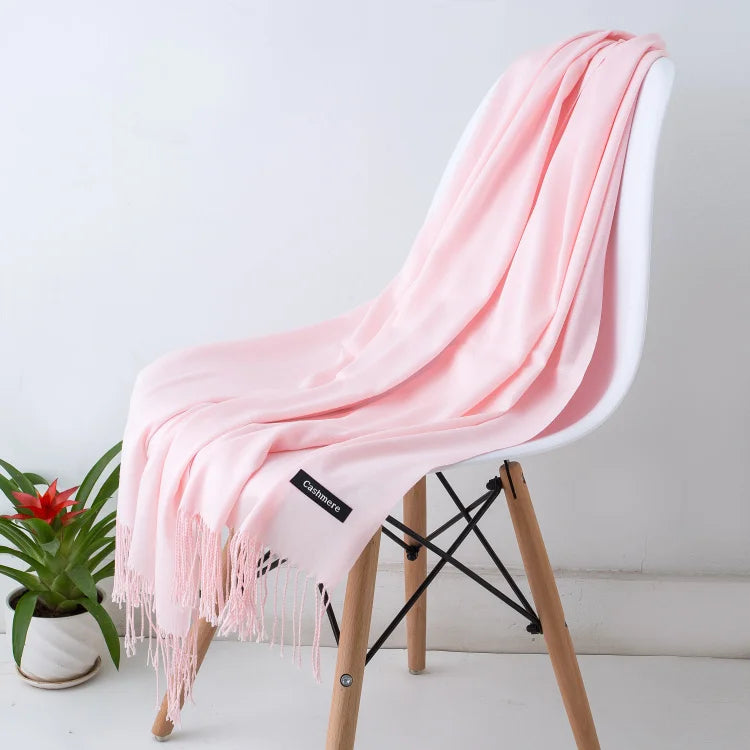 Cashmere Scarf Twirly Threads