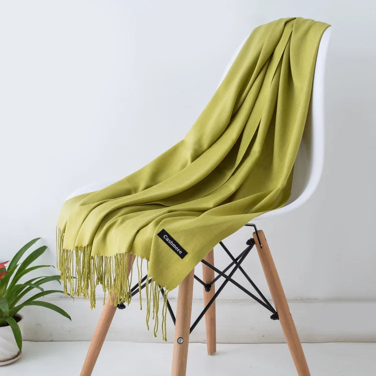 Cashmere Scarf Twirly Threads