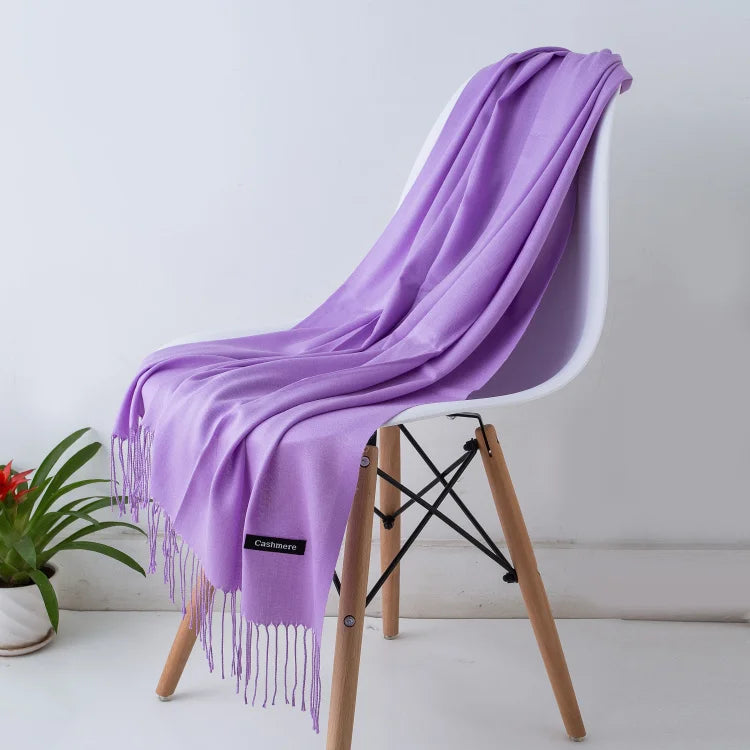 Cashmere Scarf Twirly Threads