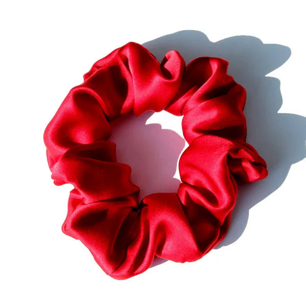 100% Pure Mulberry Silk Large Scrunchies Twirly Threads