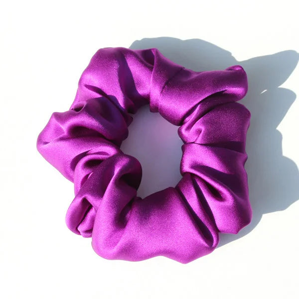 100% Pure Mulberry Silk Large Scrunchies Twirly Threads