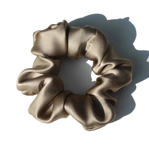100% Pure Mulberry Silk Large Scrunchies Twirly Threads