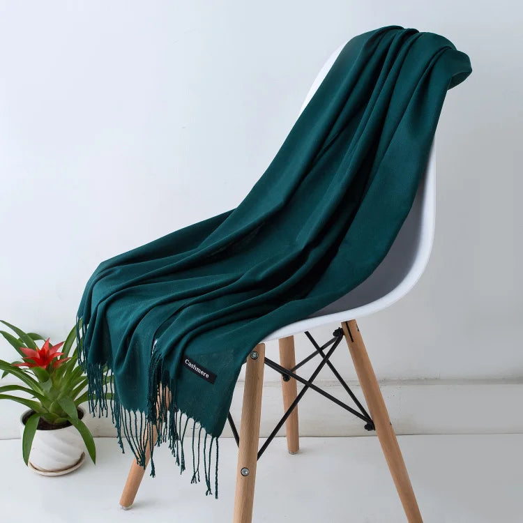 Cashmere Scarf Twirly Threads