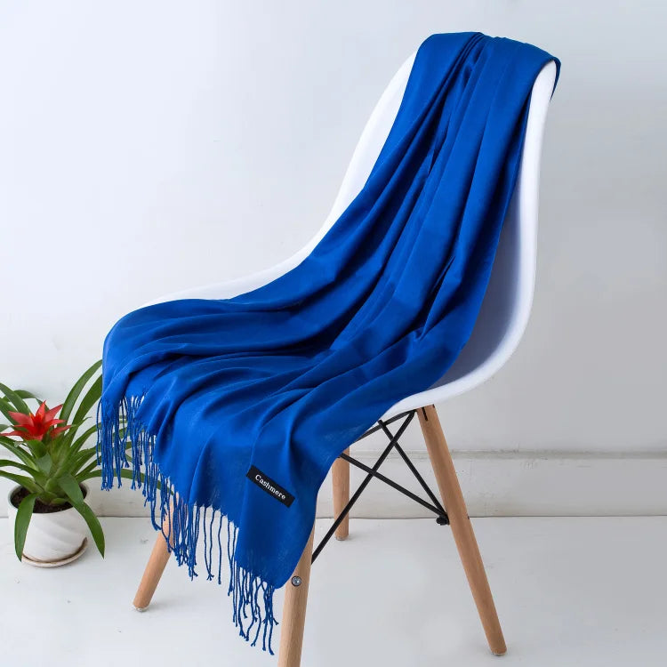 Cashmere Scarf Twirly Threads