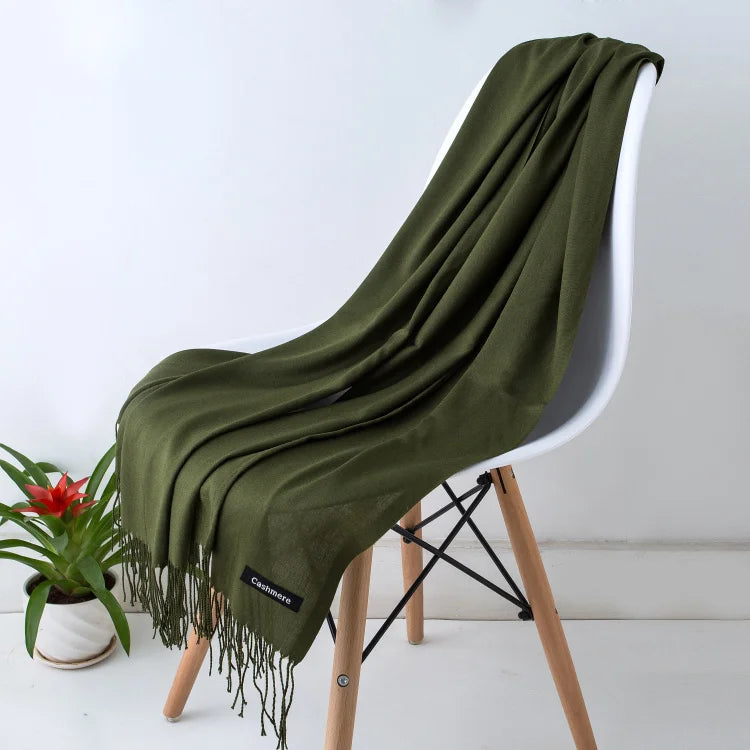 Cashmere Scarf Twirly Threads