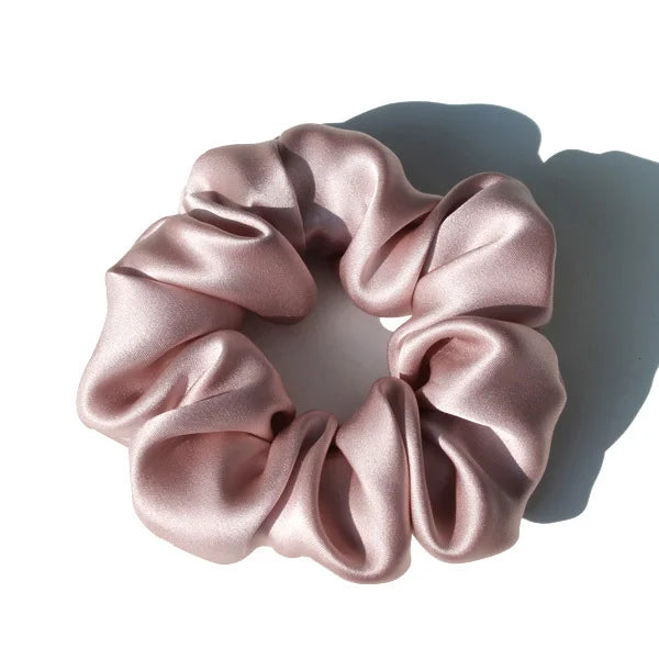100% Pure Mulberry Silk Large Scrunchies Twirly Threads