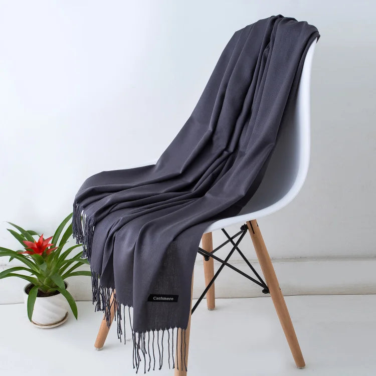 Cashmere Scarf Twirly Threads