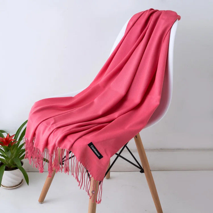 Cashmere Scarf Twirly Threads