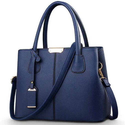 Leather Handbags Large Tote Bag Twirly Threads