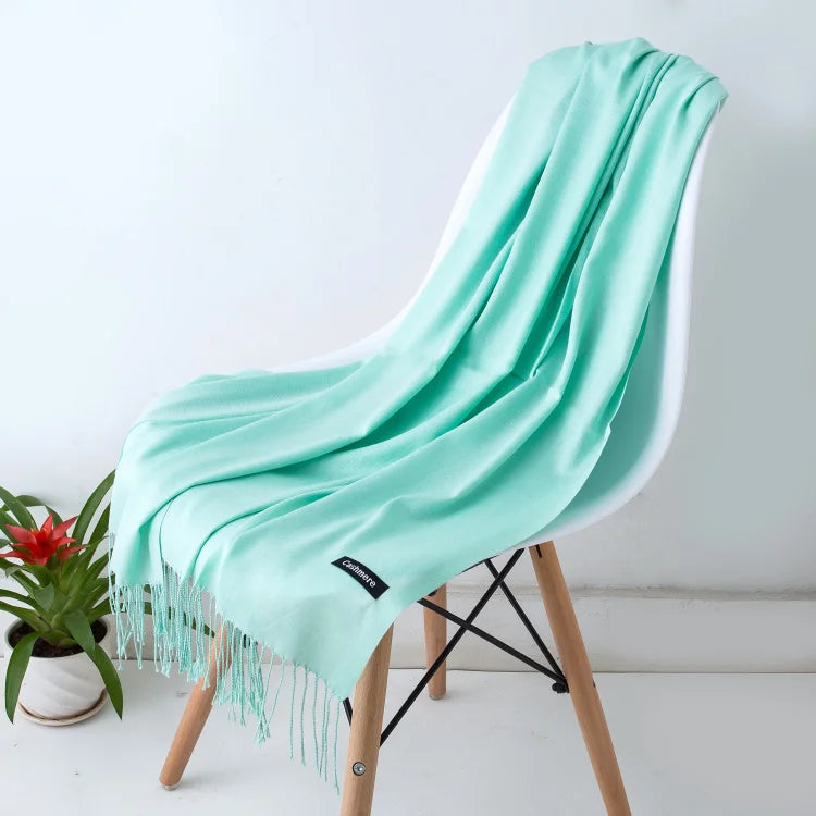 Cashmere Scarf Twirly Threads