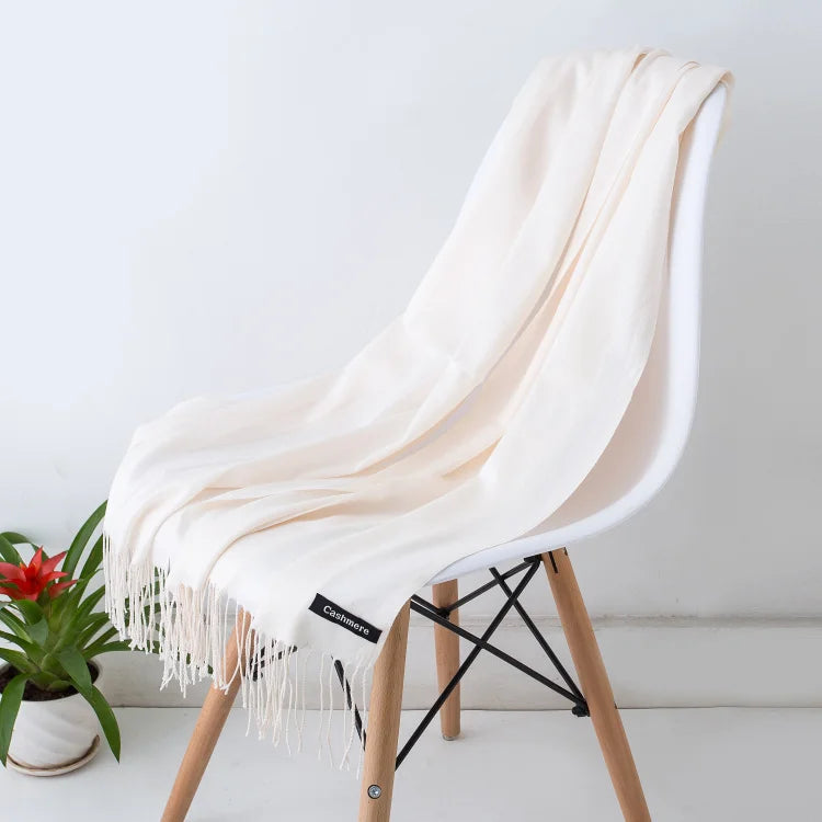 Cashmere Scarf Twirly Threads