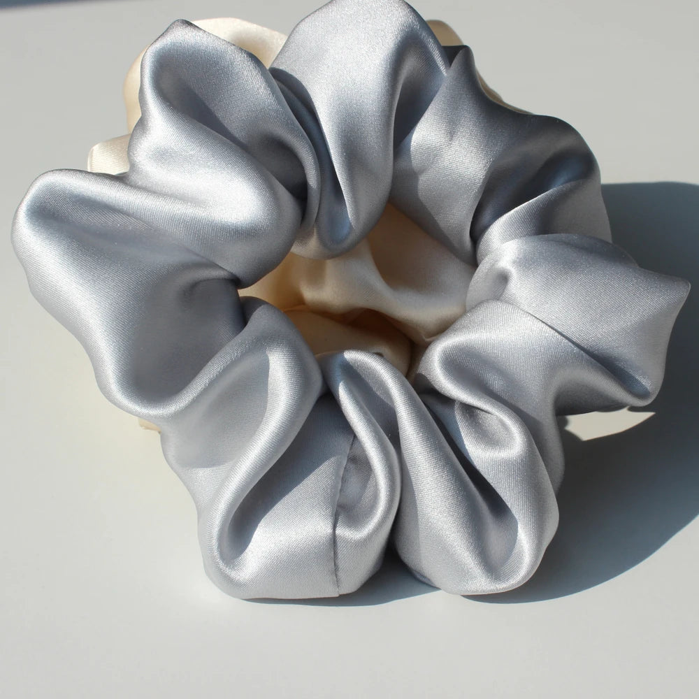 100% Pure Mulberry Silk Large Scrunchies Twirly Threads