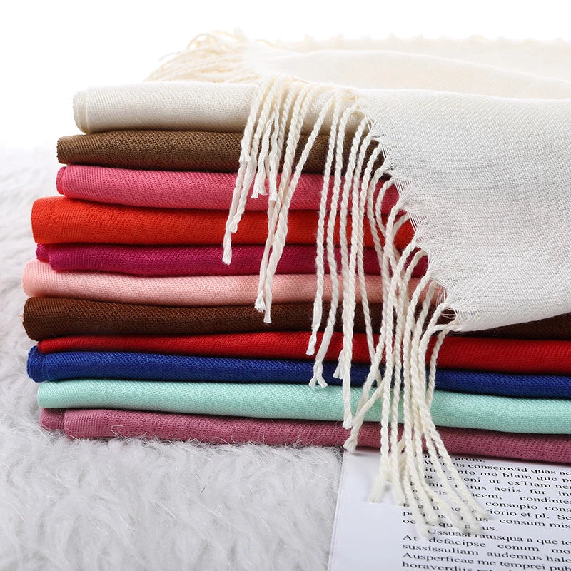 Cashmere Scarf Twirly Threads