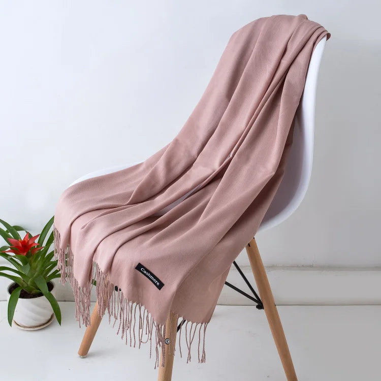 Cashmere Scarf Twirly Threads