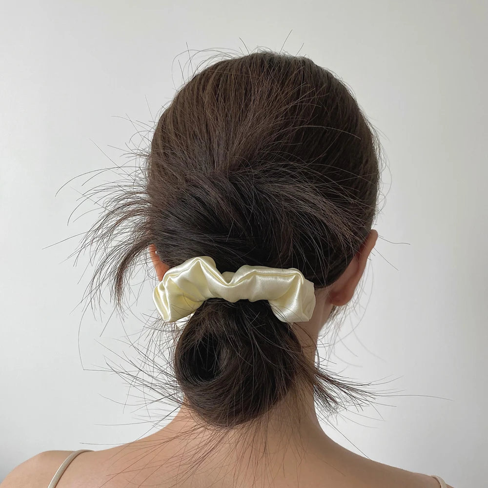 100% Pure Mulberry Silk Large Scrunchies Twirly Threads