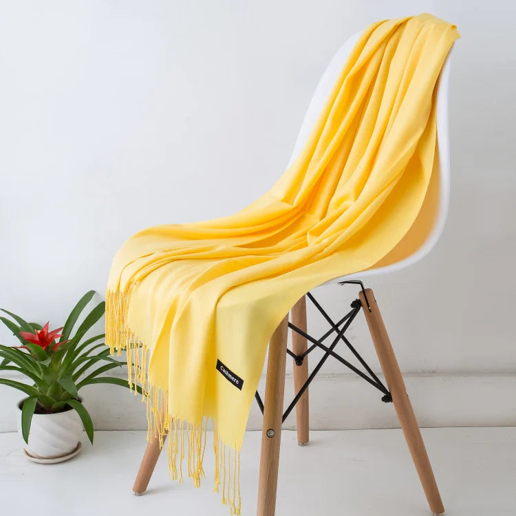 Cashmere Scarf Twirly Threads