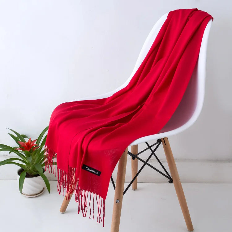 Cashmere Scarf Twirly Threads