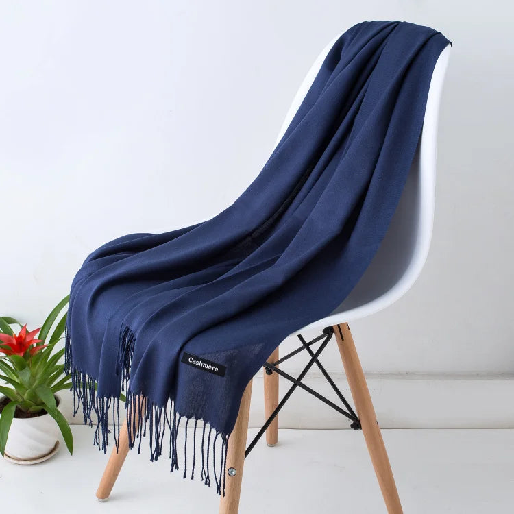 Cashmere Scarf Twirly Threads