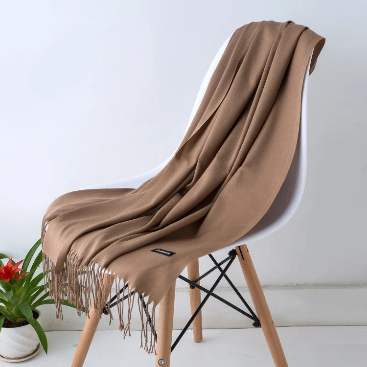 Cashmere Scarf Twirly Threads