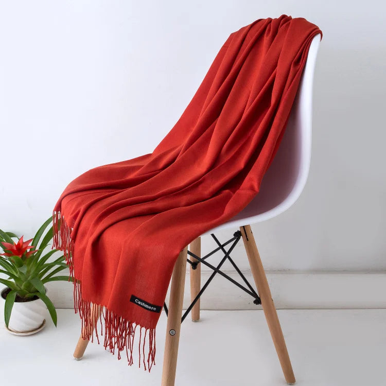 Cashmere Scarf Twirly Threads