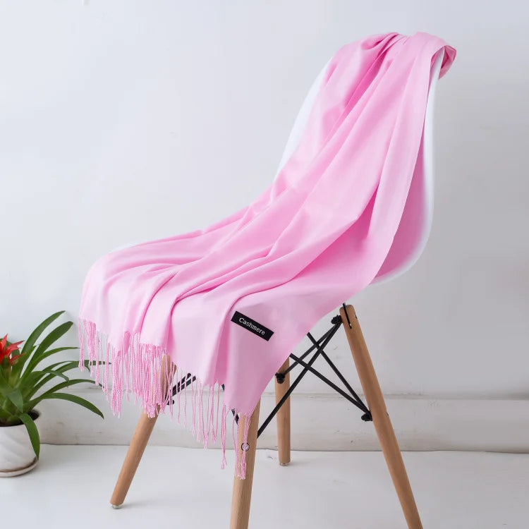 Cashmere Scarf Twirly Threads