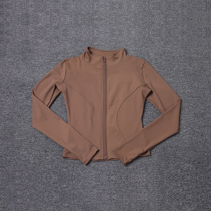 Yoga Training Workout Gym Jacket Twirly Threads