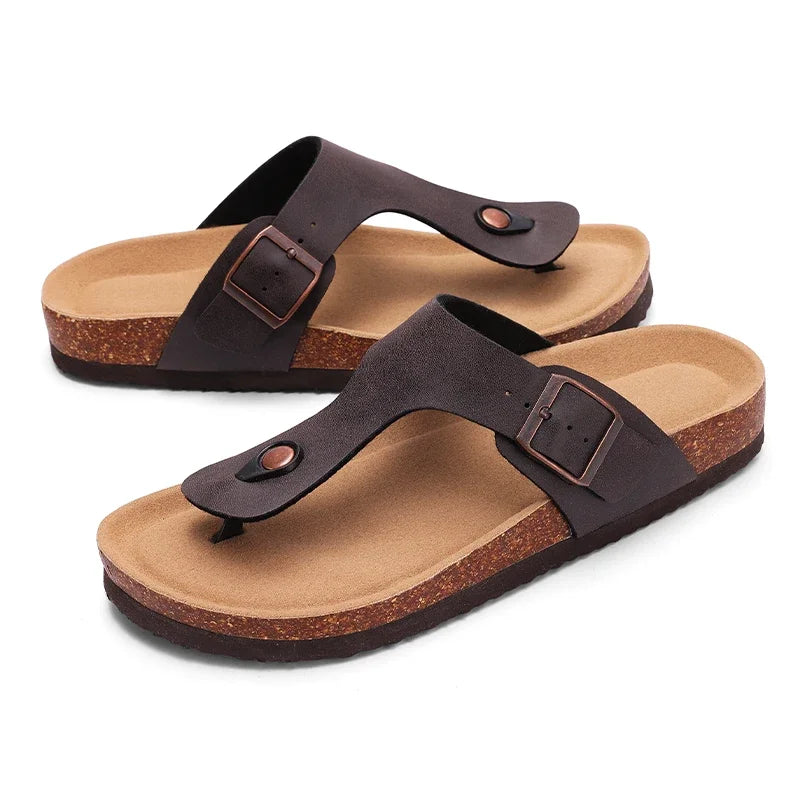 Cork Suede Mules Slippers Women & Men Clogs Twirly Threads