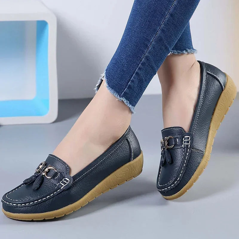Slip On Loafers Ballet Flats Twirly Threads