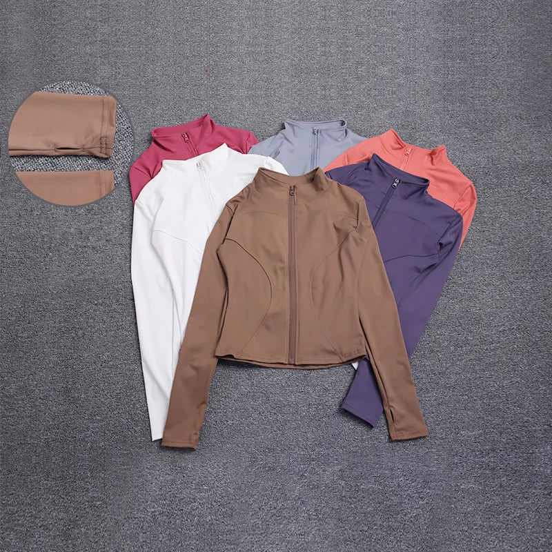 Yoga Training Workout Gym Jacket Twirly Threads