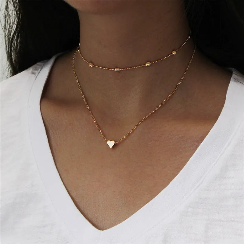 Simple Pearl Beads Necklace Twirly Threads