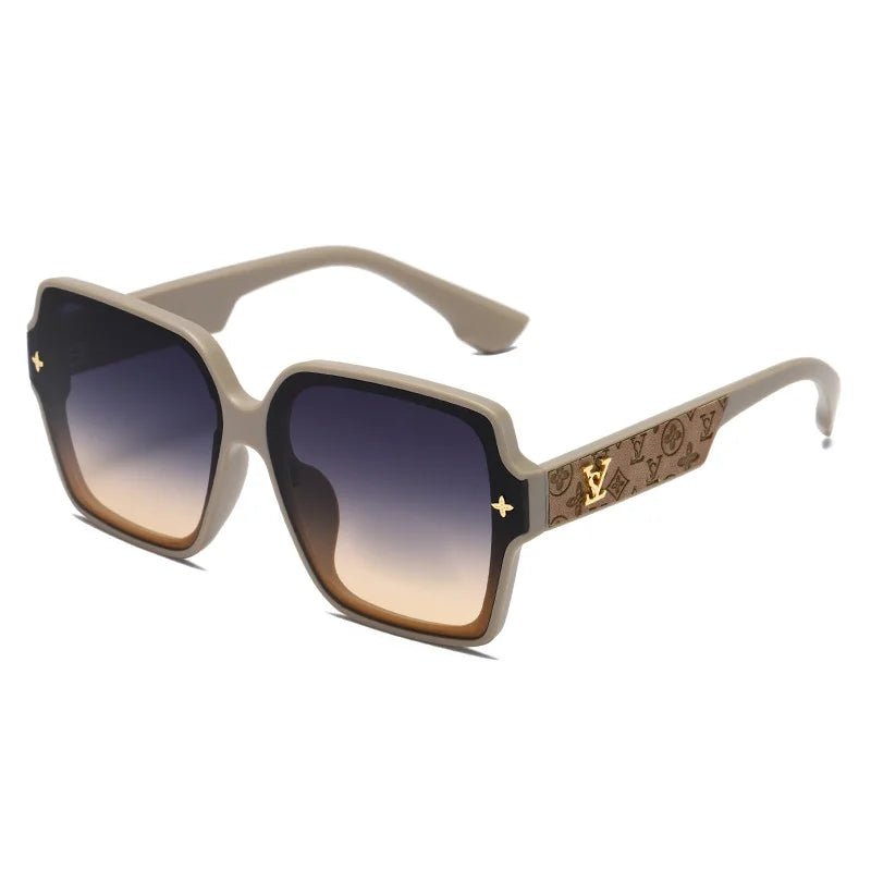Square Frame Sunglasses Protection Twirly Threads
