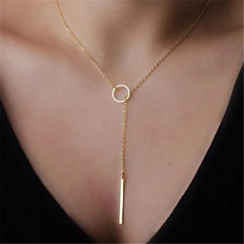 Simple Pearl Beads Necklace Twirly Threads