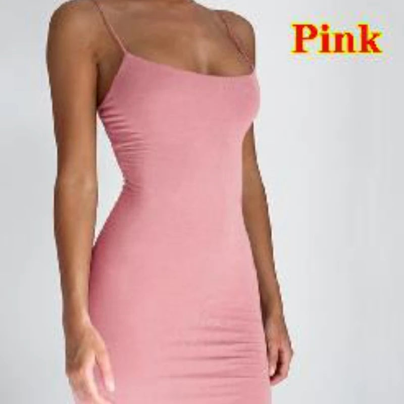Spaghetti Strap Mini Dress Twirly Threads