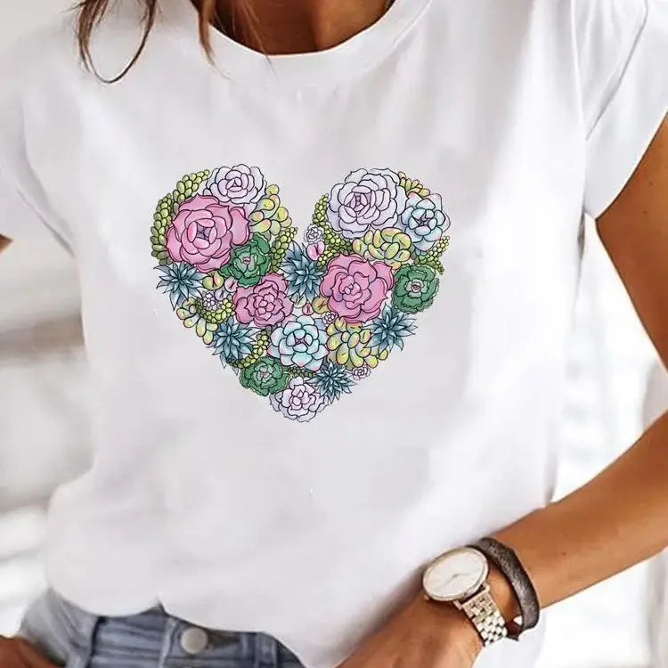 Love Heart T Shirt Twirly Threads