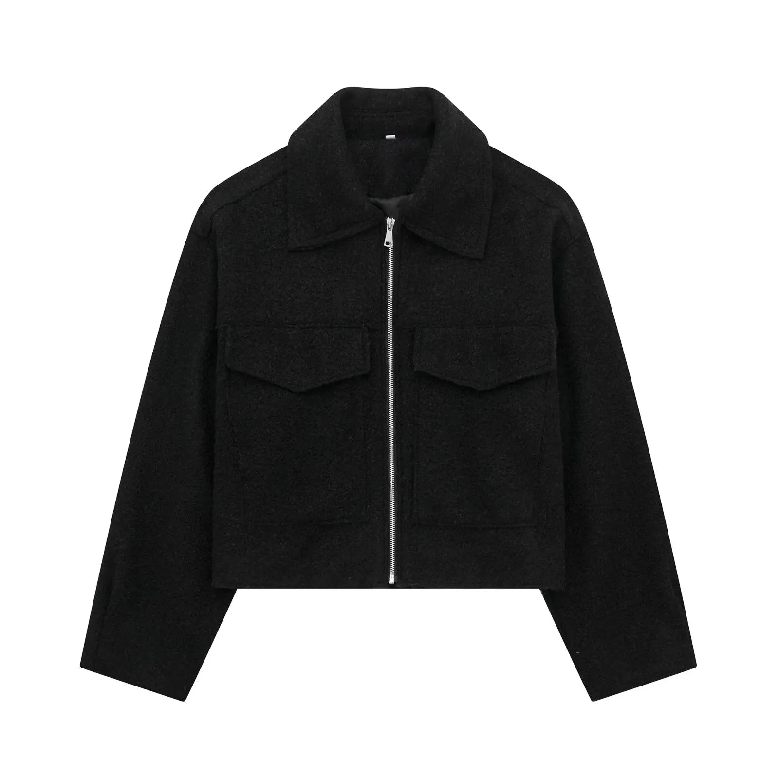 Grey Front Zipper Jackets Vintage Twirly Threads