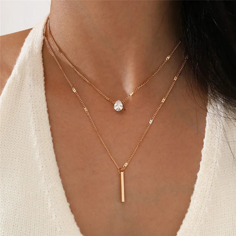 Simple Pearl Beads Necklace Twirly Threads