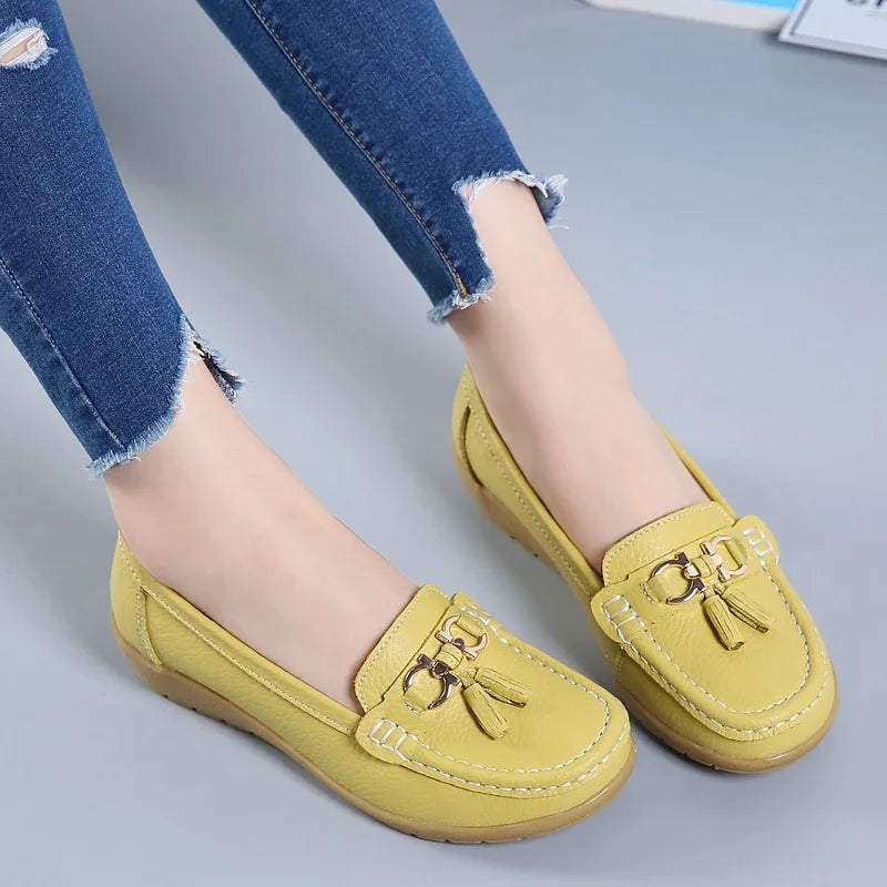 Slip On Loafers Ballet Flats Twirly Threads