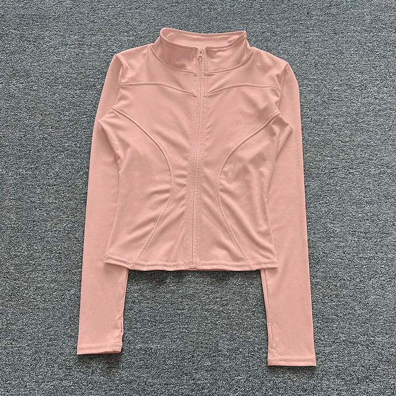 Yoga Training Workout Gym Jacket Twirly Threads