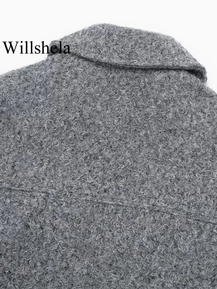 Grey Front Zipper Jackets Vintage Twirly Threads