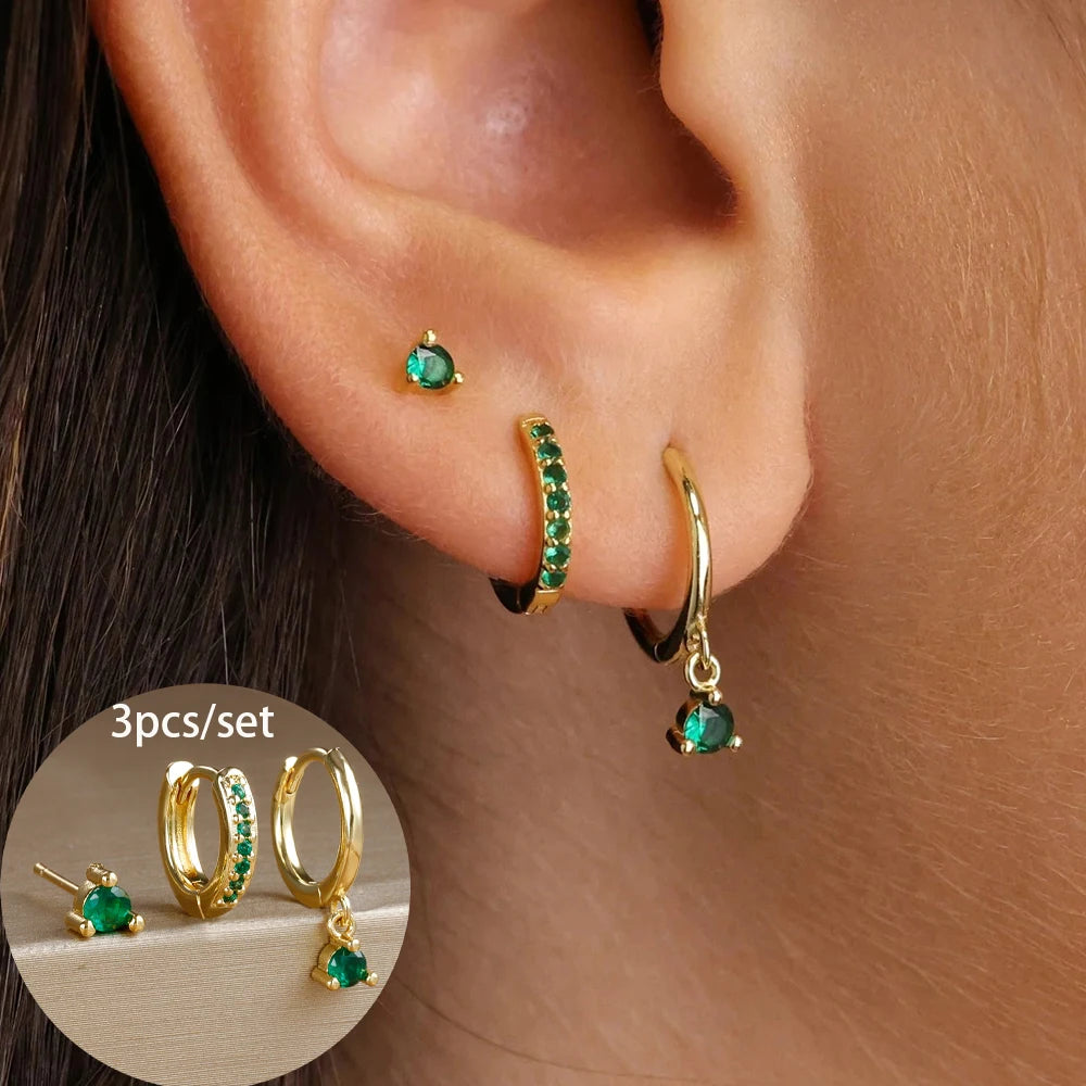 Round Star Drop Earrings Twirly Threads