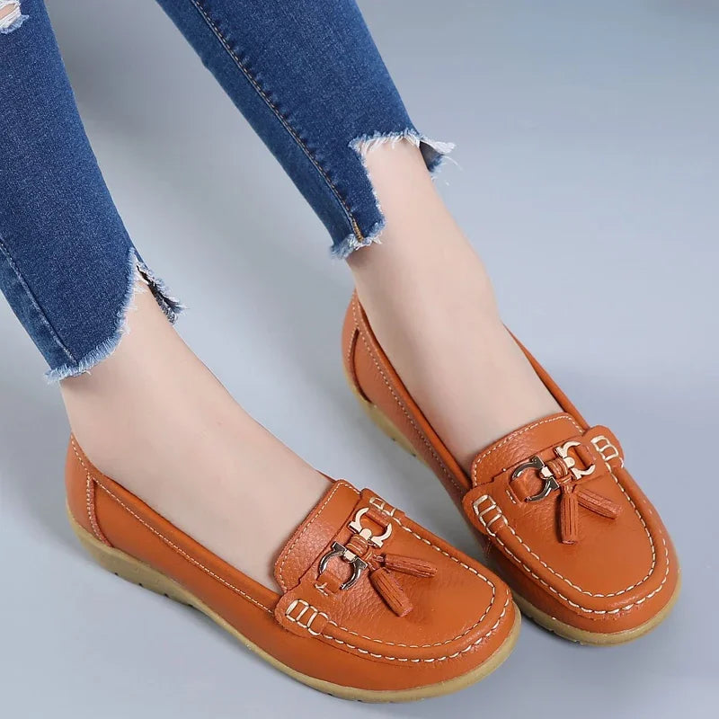 Slip On Loafers Ballet Flats Twirly Threads