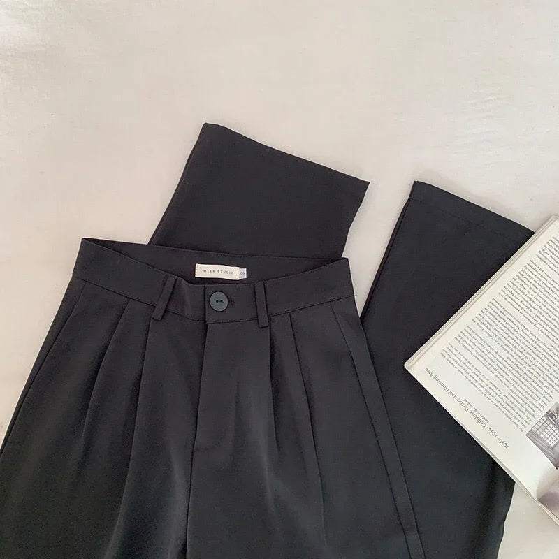 High Waist Women Suit Pants Twirly Threads
